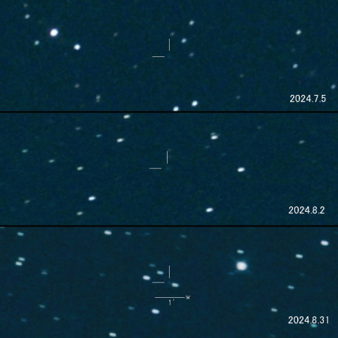 C/2023 R1 (PANSTARRS) の変化