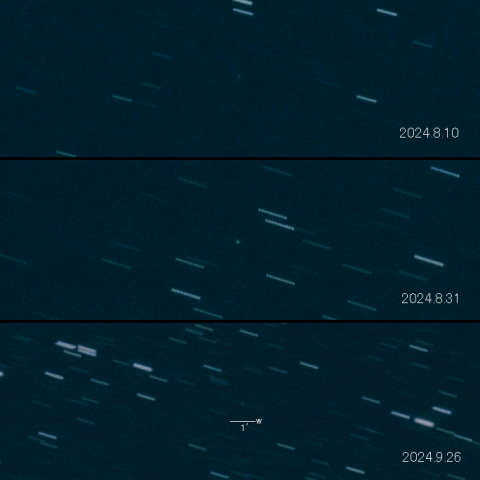 C/2023 TD22 (Lemmon) の変化