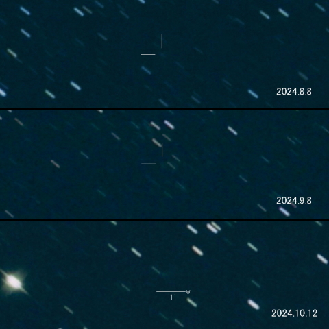 C/2023 Q1 (PANSTARRS)の変化