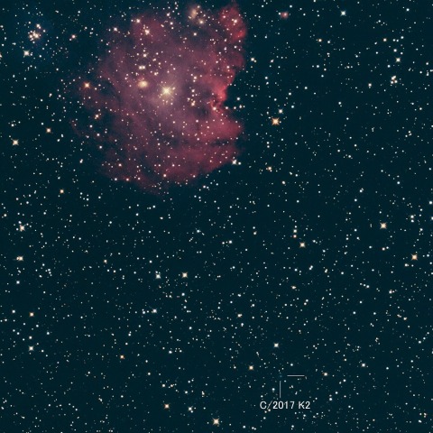 NGC2174とC/2017 K2
