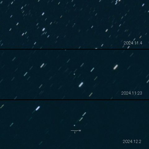 C/2024 M1 (ATLAS) の変化