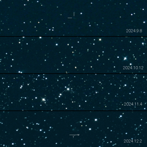 C/2022 QE78 (ATLAS) の変化