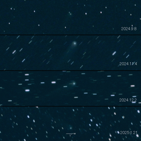 C/2022 E2 (ATLAS) の変化