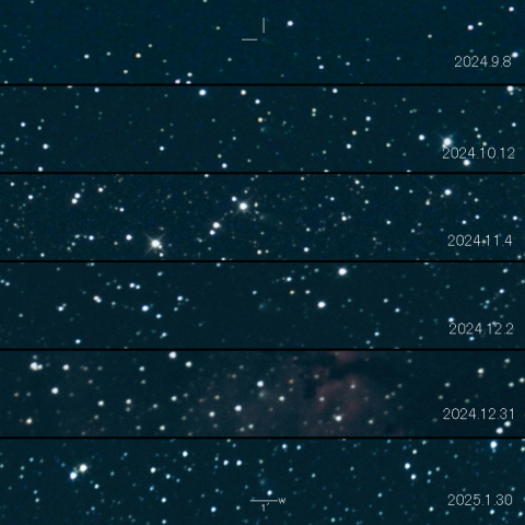 C/2022 QE78 (ATLAS) の変化