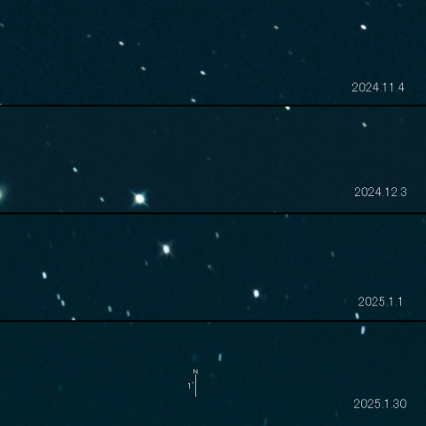 C/2023 H5 (Lemmon) の変化