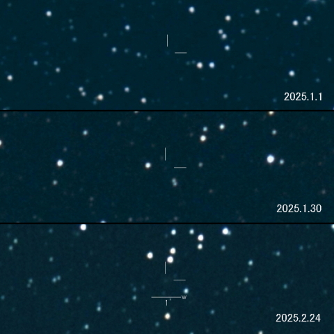 C/2022 R6 (PANSTARRS) の変化