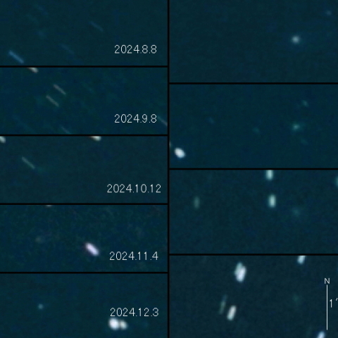 C/2023 Q1 (PANSTARRS) の変化