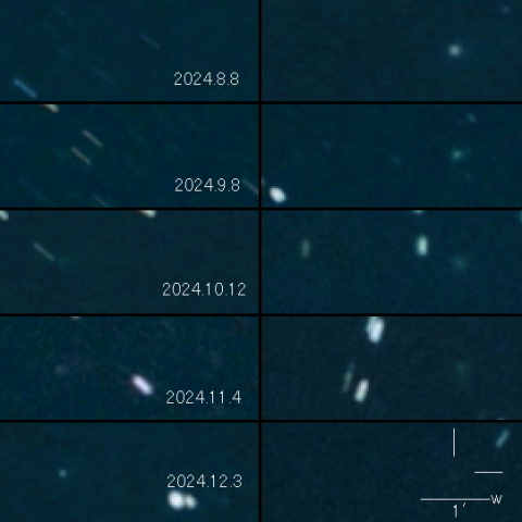 C/2023 Q1 (PANSTARRS) の変化