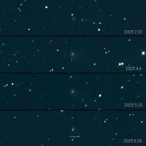 C/2021 G2 (ATLAS) の変化