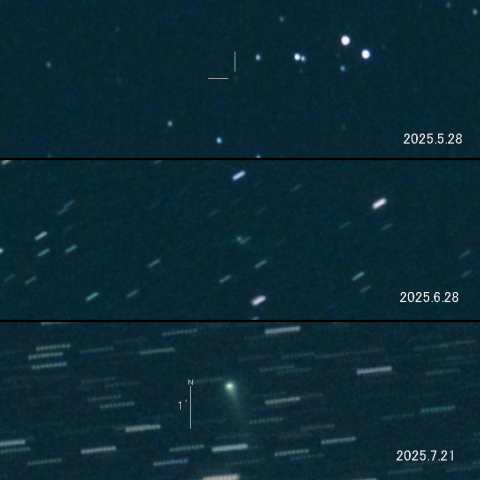 C/2025 K1 (ATLAS)  の変化