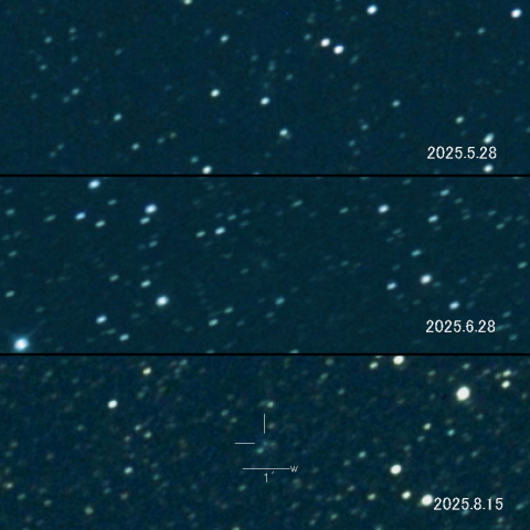 C/2024 J3 (ATLAS) の変化