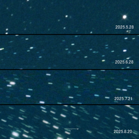C/2023 R1 (PANSTARRS) の変化