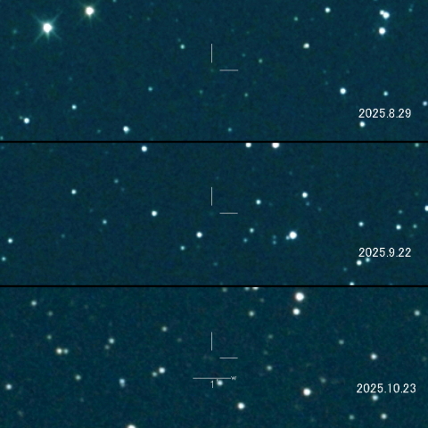 C/2023 RS61 (PANSTARRS) の変化