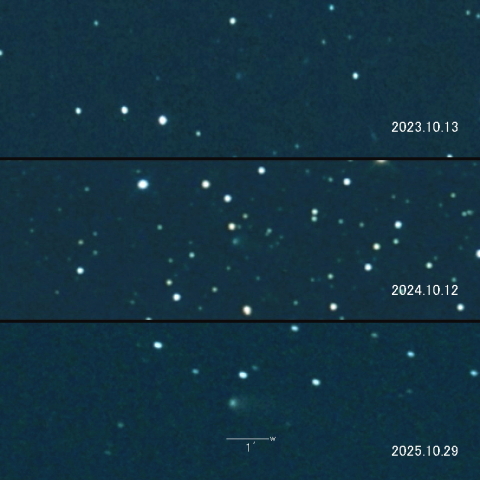 C/2022 QE78 (ATLAS) の変化