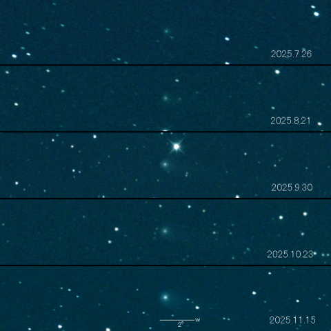 C/2022 N2 (PANSTARRS) の変化