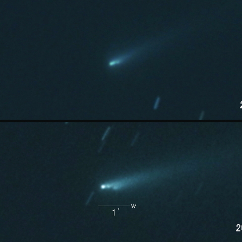 C/2025 K1 (ATLAS) 分裂核の変化