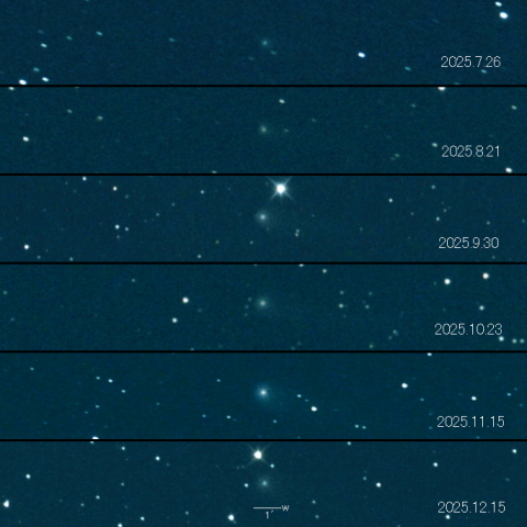 C/2022 N2 (PANSTARRS) の変化