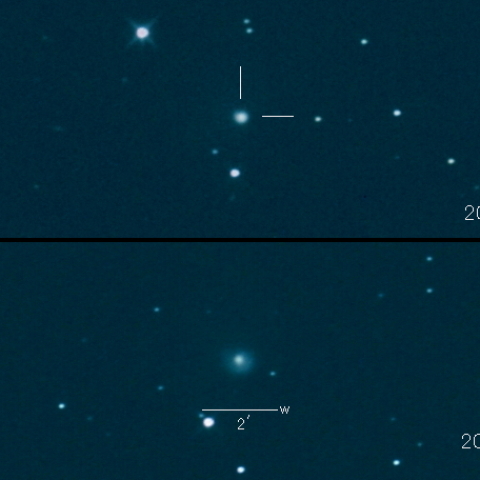 29P（Schwassmann-Wachmann）の変化
