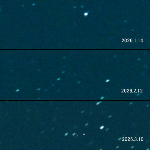 C/2023 F3 (ATLAS) の変化