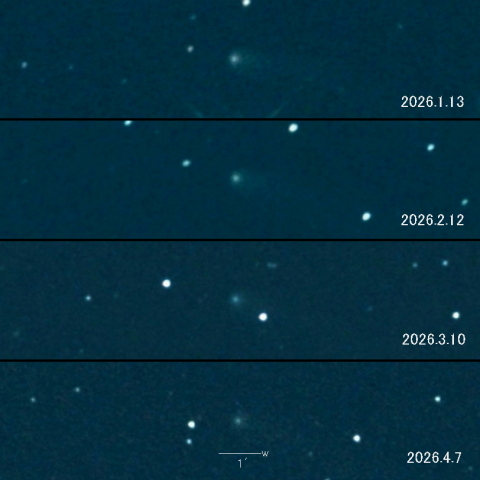 C/2022 QE78 (ATLAS) の変化