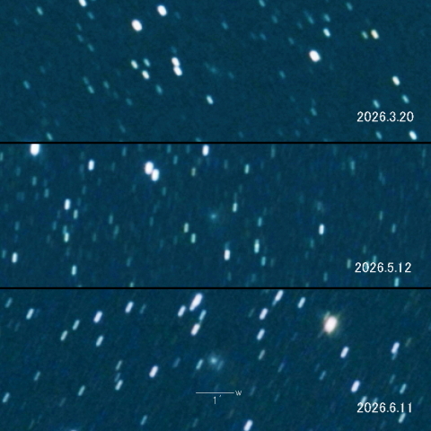 C/2024 J3 (ATLAS) の変化