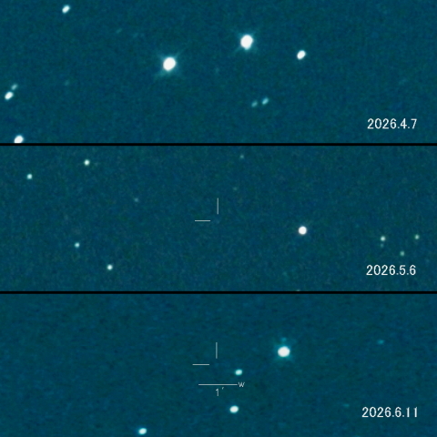 P/2025 Y2 (PANSTARRS) の変化