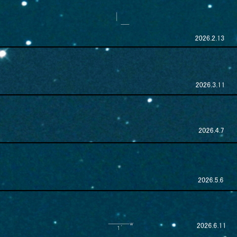 C/2025 Y1 (ATLAS) の変化