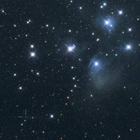 M45とC/2015ER61の接近