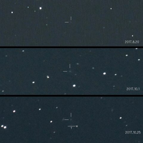 352P(スキッフ彗星)の変化