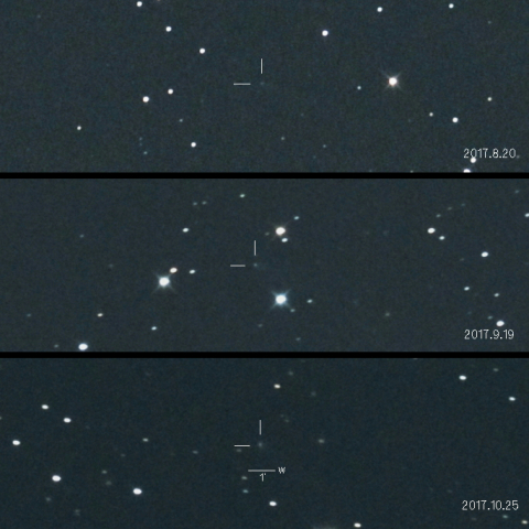 47P（アシュブルック・ジャクソン彗星）の変化