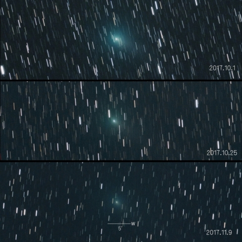 C/2017O1（遠ざかるエイサスエスエヌ彗星）