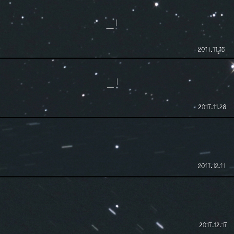 小惑星ファエトンの接近