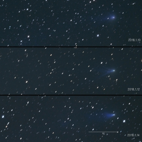 C/2016R2（パンスターズ彗星）の変化