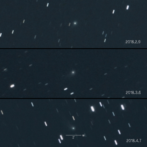 C/2016N6（パンスターズ彗星）の変化