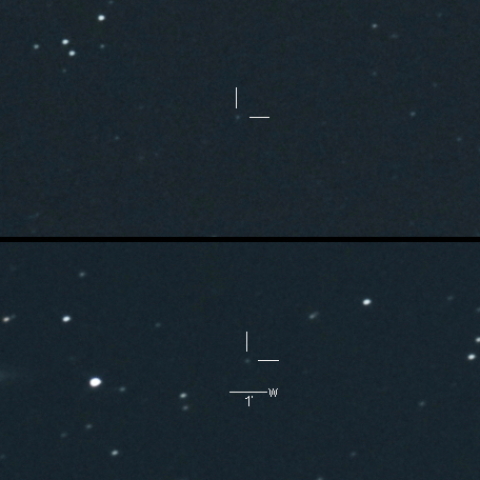 143P（コワル・ムルコス彗星）の変化