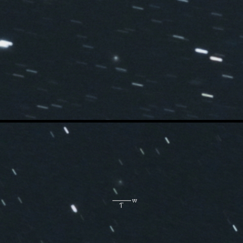 C/2017M4（アトラス彗星）の変化