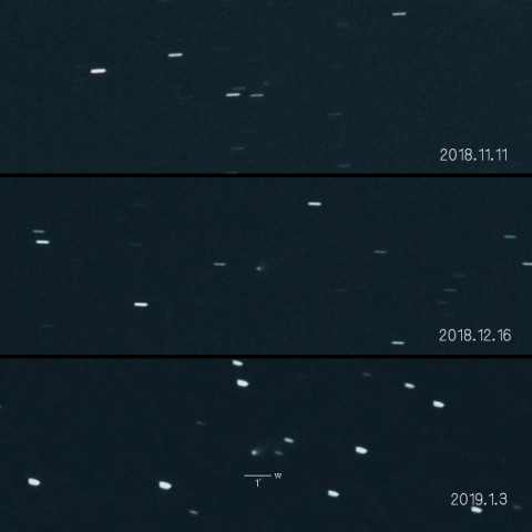 123P（ウエスト・ハートレー彗星）の変化