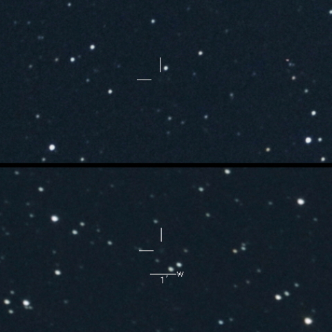 C/2017K2（パンスターズ彗星）の変化