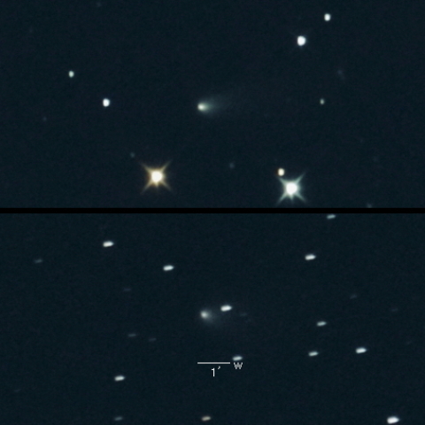 123P(ウエスト・ハートレー彗星)の変化