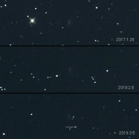 C/2014B1(シュワルツ彗星)の変化