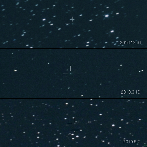 74P (Smirnova-Chernykh) の変化