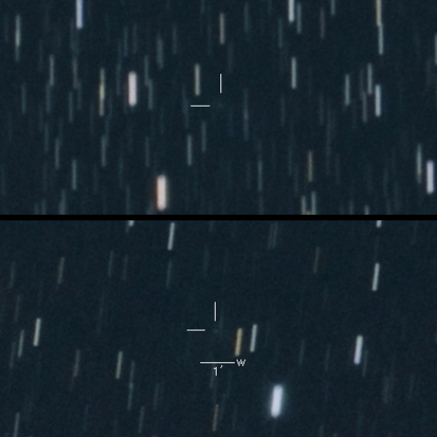 C/2019 J2 ( Palomar ) の変化