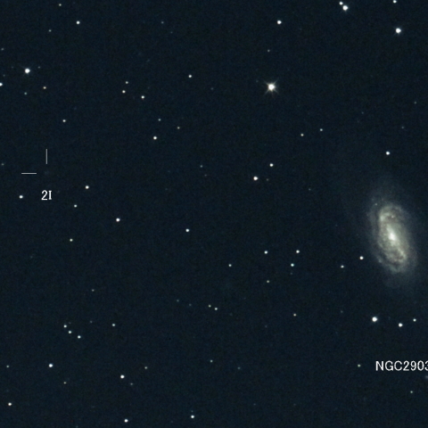 2IとNGC2903の接近                     