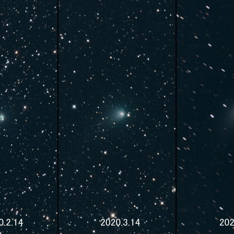 C/2017 T2（PANSTARRS）の変化