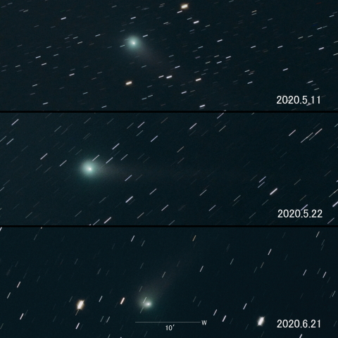 C/2017 T2 (PANSTARRS)の変化
