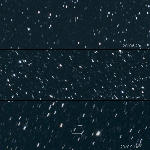 257P (Catalina)の変化