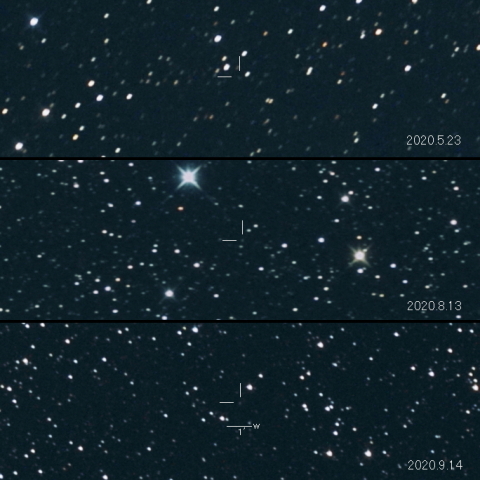 C/2019 O3 (Palomar)の変化