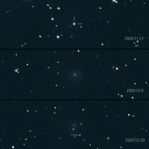 29P (Schwassmann-Wachmann) アウトバースト後の変化