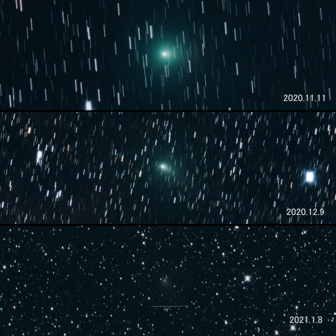 C/2020 M3 (ATLAS) の変化
