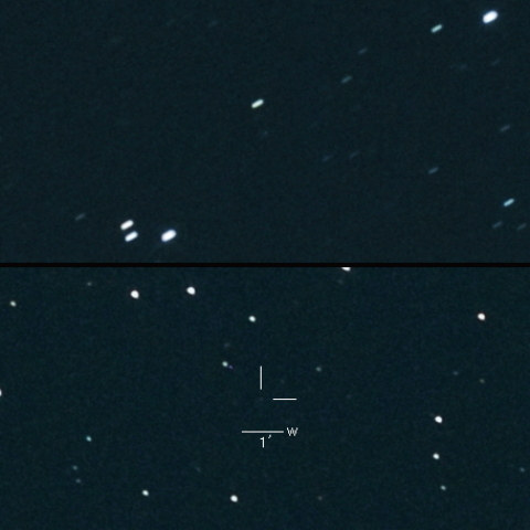 293P (Spacewatch) の変化